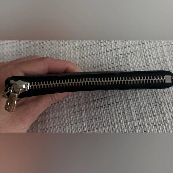 💖LV Black and Grey Monogram Coin Pouch Bag with Silver hardware - Picture 6 of 10